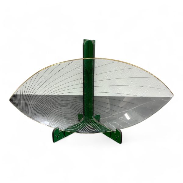 Serveringsfat Glasfat Glas Servings Fat Retro Vintage Design