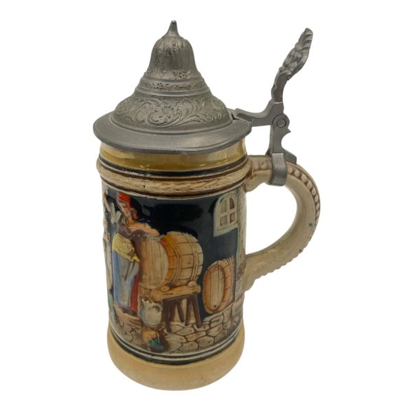 Ölsejdel Ölstop Öl Mugg Keramik Stämplad Germany 0 Vintage Design Retro