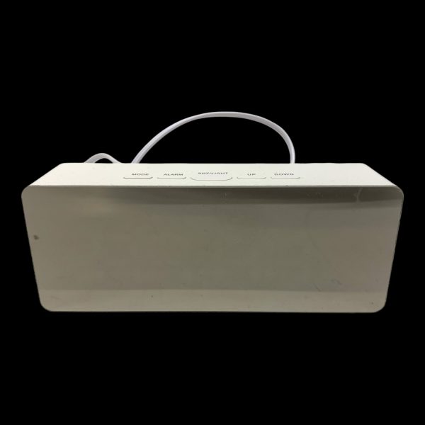 Väckarklocka Bordsklocka Alarm Klocka Vit