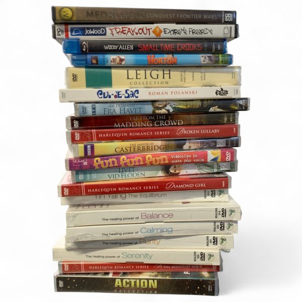 Paket 20st Blue-ray DVD PC blandade Filmer Spel PC-Spel DVD-Filmer Blueray