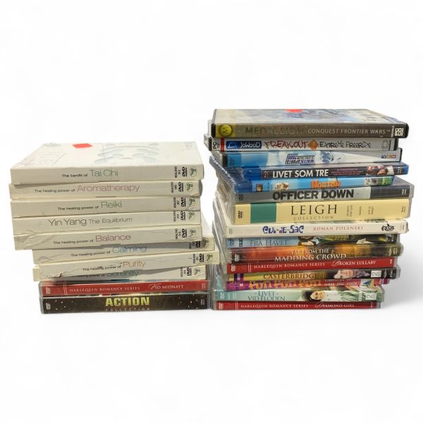 Paket 25st Blue-ray DVD PC blandade Filmer Spel PC-Spel DVD-Filmer Blueray