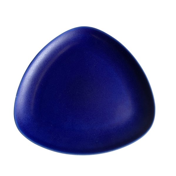 Höganäs Keramik Trekantig Tallrik 22,5 cm Blå Hoganas Sweden Design