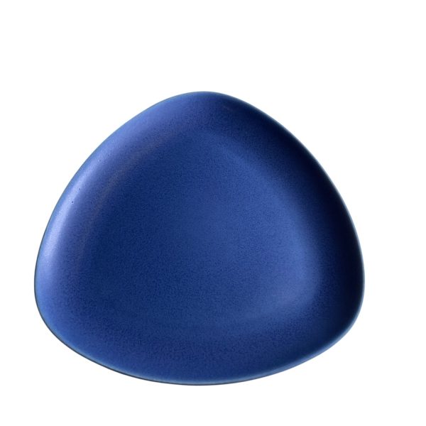 Höganäs Keramik Trekantig Tallrik 22,5 cm Blå Hoganas Sweden Design