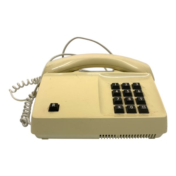 Teli Diavox Retro Telefon – Vit Televerket, Vintage Gammal Old Telephone Phone