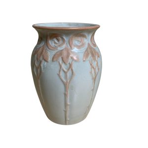Rörstrand Antik Vas 12cm Vit Rosa