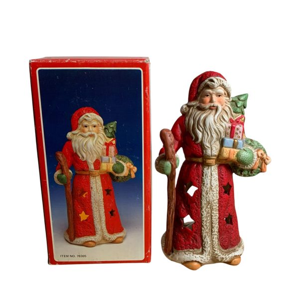 Tomte Ljuslykta 20cm Jultomte