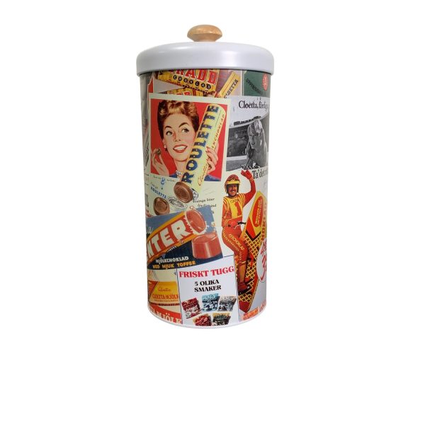Plåtbruk Retro Godis Cloetta Marabau med lock