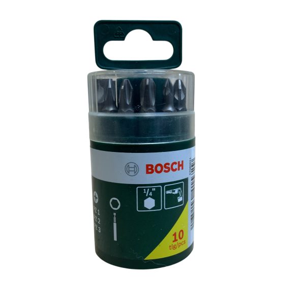 Bosch 10-delars skruvbitssats Bits