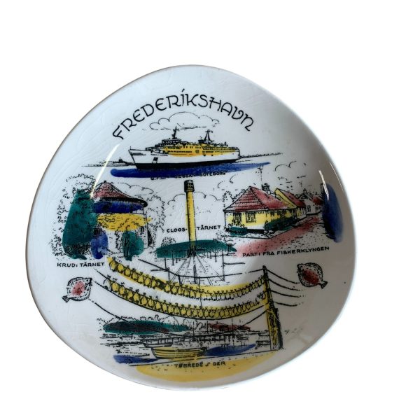 Silk Screen Hand Painted Fredrikshamn 18cm Tallrik