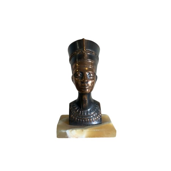 Nefertiti Prydnad 15cm Vintage Figurin