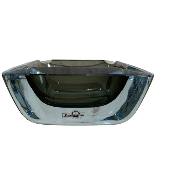 Strömbergshyttan Sweden Askfat Färgat Konstglas Glas Fat