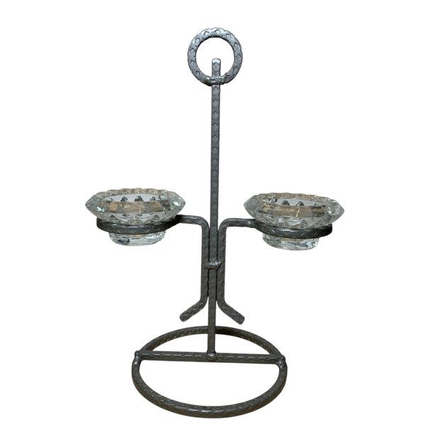 Ljusstake Kronljus 33cm Vinatge