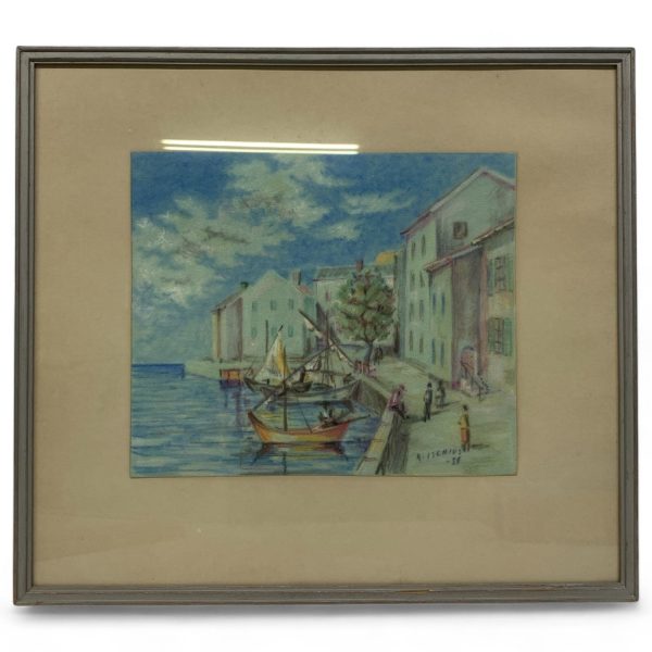 Tavla Målning Signerad Daterad