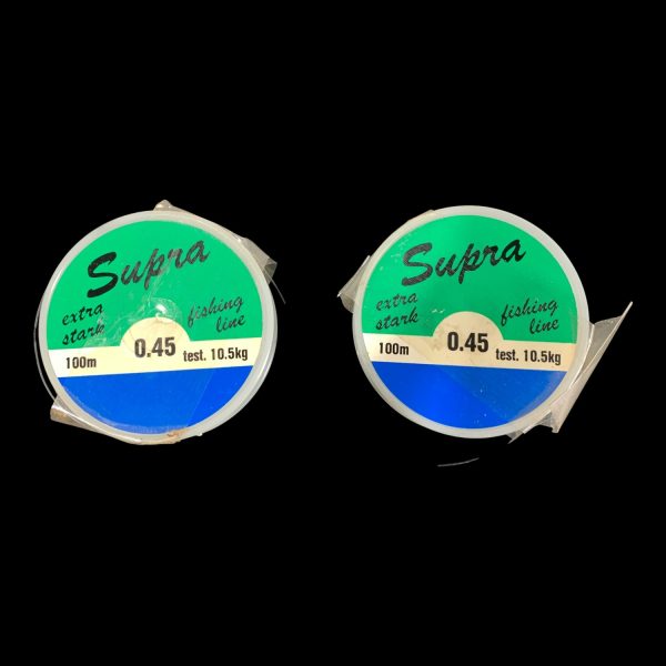 Supra Extra Stark 2st Fiskelina Nylonlina 0,45mm