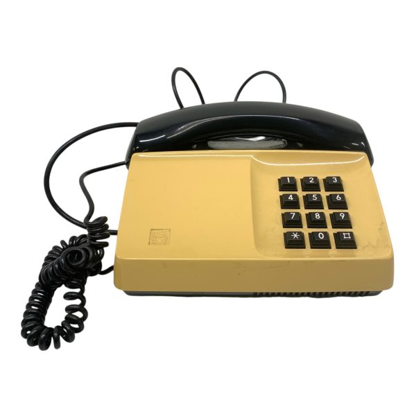 Teli Diavox Retro Telefon Beige/Svart Televerket Vintage Gammal Old Telephone