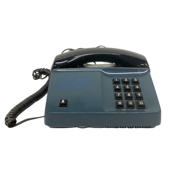 Telefon Diavox Mörkblå Televerket Teli Retro Vintage Old Telephone Phone