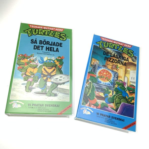 Turtles VHS, 1 & 2