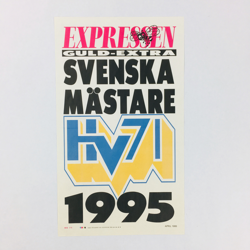 L psedel HV71 r 1995 Svenska M stare FOOTLY l-psedel-hv71-r-1995-svenska-m-stare-footly