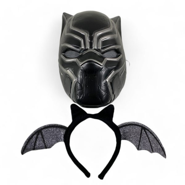 Avengers Mask Black Panther Diadem Fladdermus Halloween Mask Utklädnad