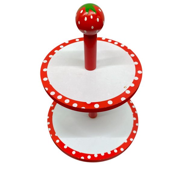Kakfat Leksak Röd/Vit 2-våning