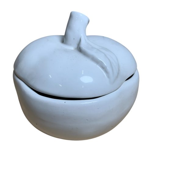 Lockskål Äpple Vit Skål Ask 13cm
