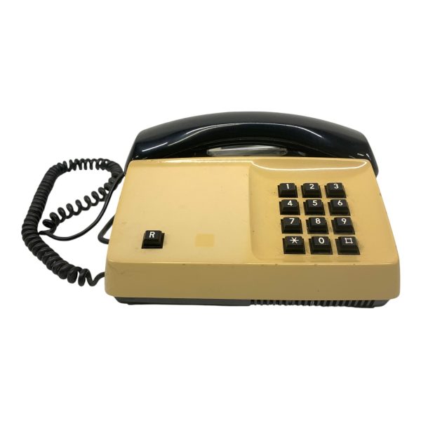 Teli Diavox Retro Telefon Beige/Svart Televerket Vintage Gammal Old Telephone