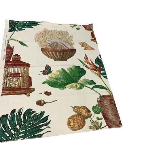 _MCMXCVi_ 6928 Tyg Stuvbit Design Fabric Vintage Retro Fine Textile Tissu Grand