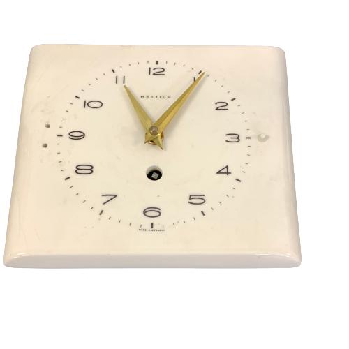 Hettich Väggur Porslin Klocka Clock Vintage Retro