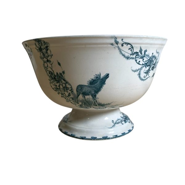 Porslinsfabriken Aktiebolag Göteborg 23cm Antik Skål Grön