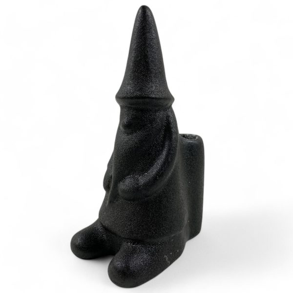Storefactory Ljusstake Keramik Svart Stämplad Tomte Gnome Vätte
