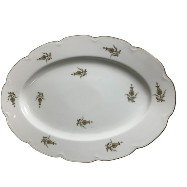 Rosenthal Selb Bavaria Fat 38cm Vit Uppläggningsfat