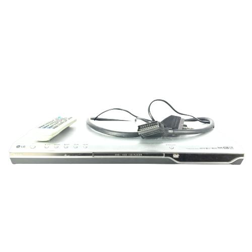 LG DVD-spelare Grå Fjärrkontroll Scart-kabel 3-delar