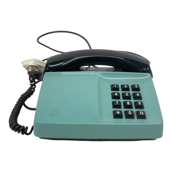 Televerket Teli Telefon Diavox Blå Retro Vintage Old Telephone Phone Stacjonarny