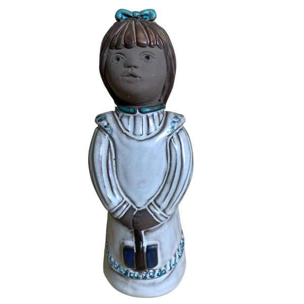 Elbogen Figurin Flicka Handmade 24cm Prydnad