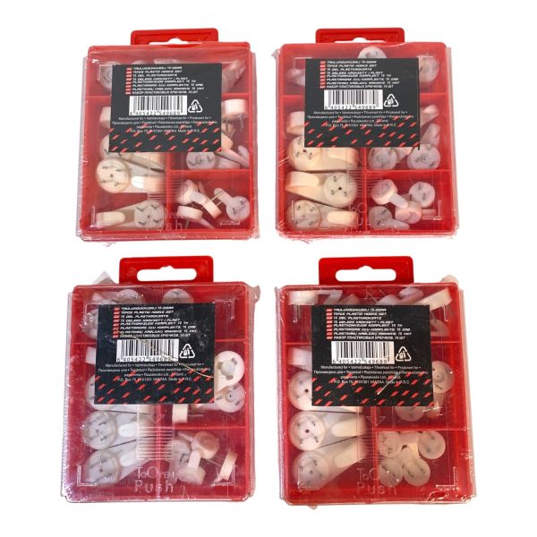 Plastkroksats 64st Plast Krok Sats