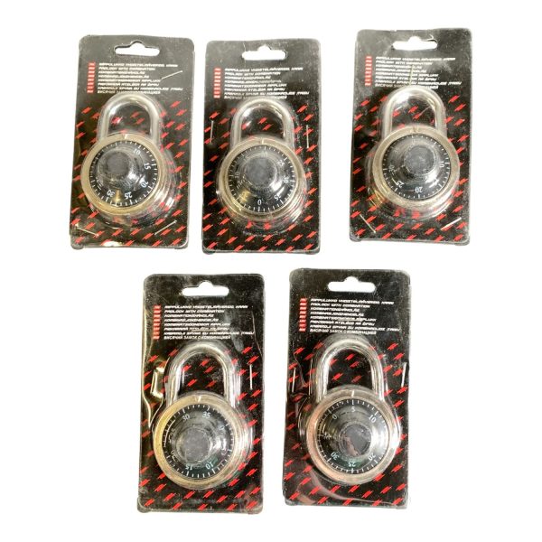 Kombinationshänglås 5st Hänglås Lås Kombinationslås Padlock with combination