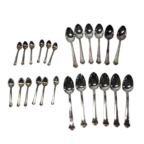 Prima NS Bestick 24st Vintage Retro Sked Skedar Nysilver