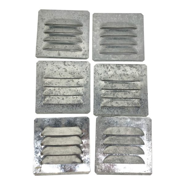 Millers Ventilgaller 33 Förzinkat 6st 125 x 125 mm Art nr 7235-G