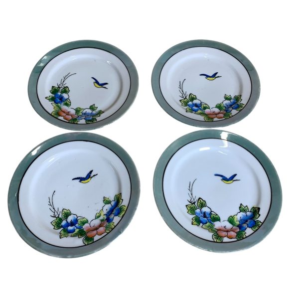 Orientaliskt 4st Assietter 15,5cm Fågel