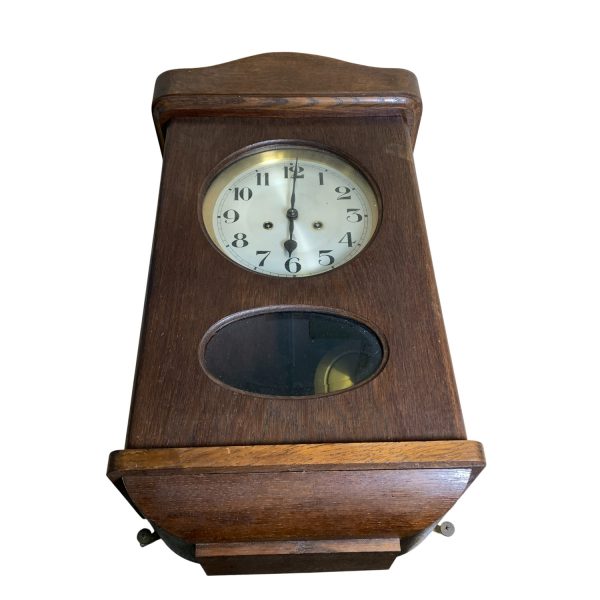 GB Klocka 60cm Väggur Vintage Pendelklocka