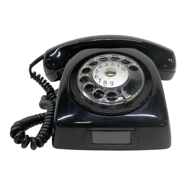 Dialog Retro Telefon Svart Televerket Vintage Gammal Old Telephone Landline
