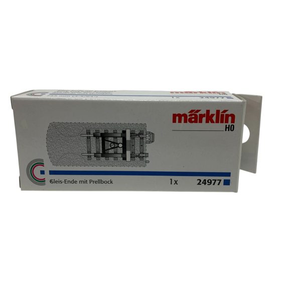 Märklin 24977 Slutskena med stoppbock Räls Ände