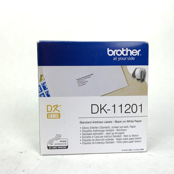Etiketter Papper Universell/Adress, Brother, DK-11201