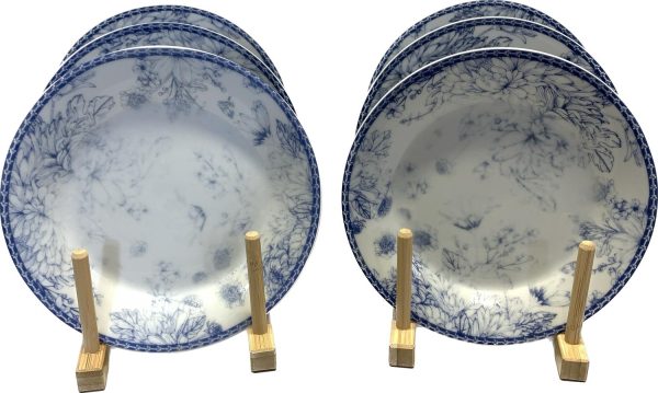 Mariehult Carin Kry Assiett 6st Stämplad Design