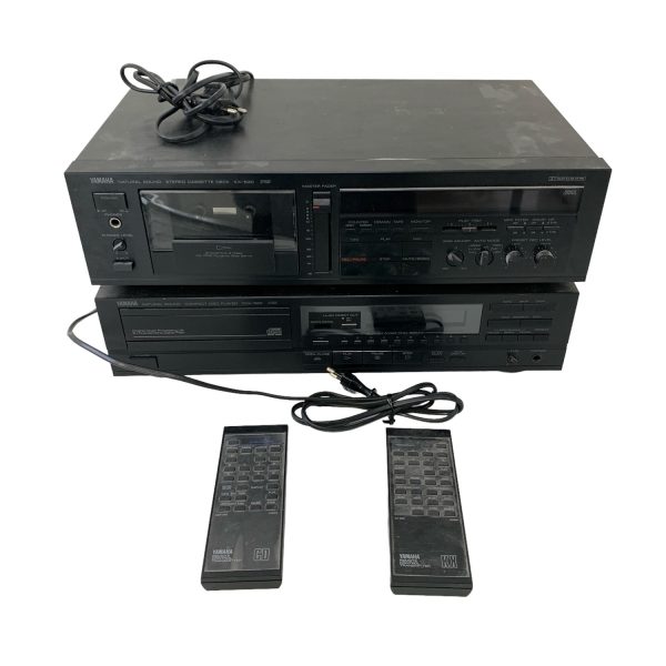 Yamaha CD Spelare och Kassettbandsspelare CDX-520 KDX-630 Retro