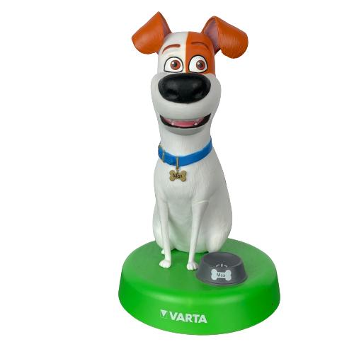 Varta Hund Max Vit/Brun Lyser Batteridriven Husdjurens hemliga liv