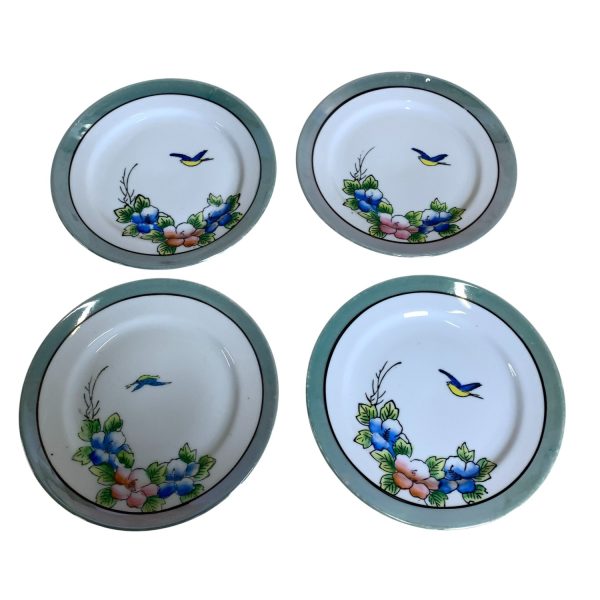 Orientaliskt 4st Assietter 15,5cm Fågel