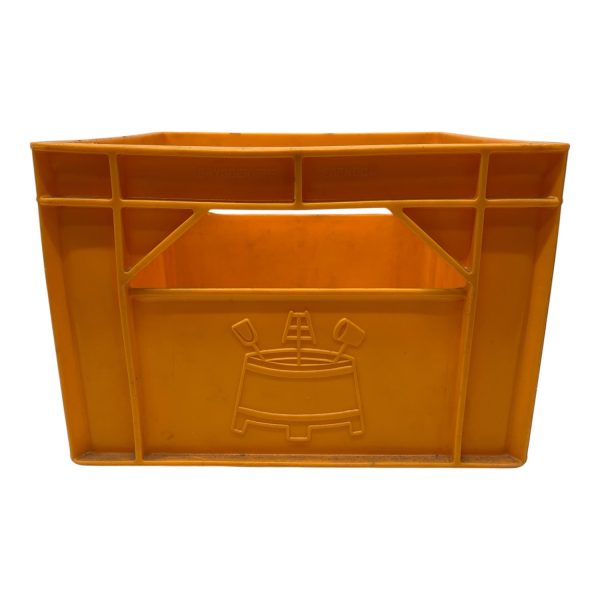 Drickaback Vinylback Back Plastback Gul Vintage Retro