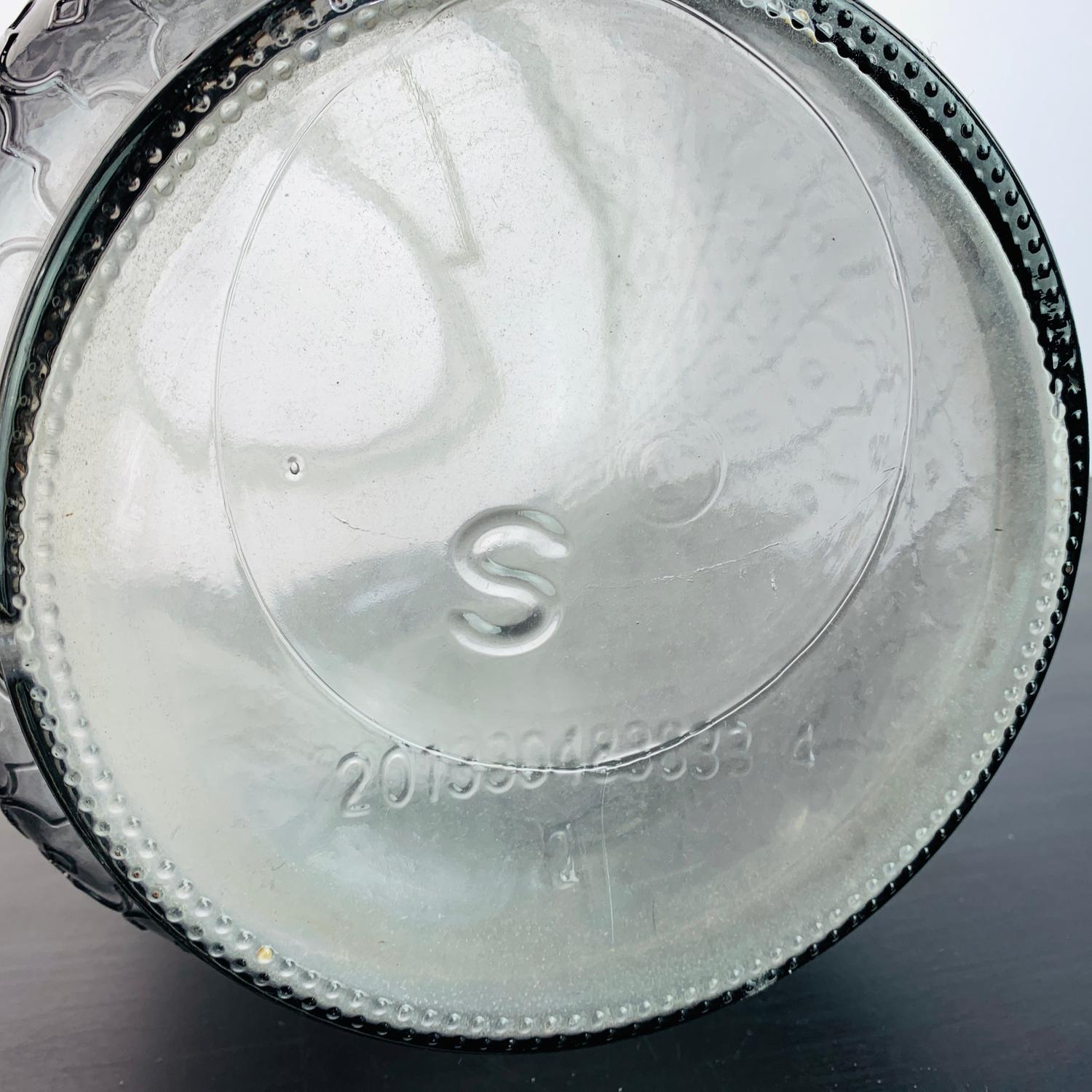 Stor ljuslykta, Glas, Blommig, Grå - Bild 5
