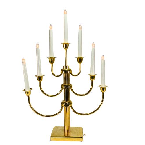 Carlssons, Adventljusstake, Ljusstake, Guldfärgad